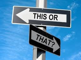 Take these—not those